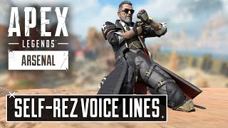 Self Revive Voice Lines Apex Legends Season 17  Apex Legends [upl. by Robi]