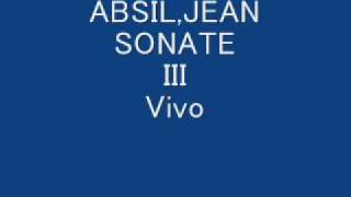 Jean ABSIL  SONATE III アプシル  ソナタ３楽章 [upl. by End]