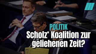 Scholz und Habeck könnten ohne Mehrheit weiterregieren [upl. by Eanwahs]