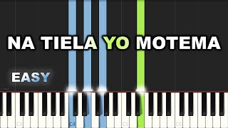 Moise Matuta  Na Tiela Yo Motema  EASY PIANO TUTORIAL BY Extreme Midi [upl. by Lola861]