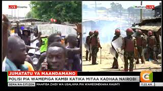 Residents of Kisumu Kibra and Mathare protest against the high cost of living [upl. by Noitna203]