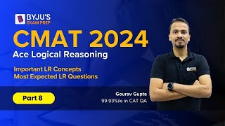 CMAT 2024  CMAT LR Questions  Logical Reasoning  Part 8  CMAT MBA Exam Preparation cmatexam [upl. by Neenad741]