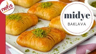 HÄ°Ã‡ RÄ°SKÄ° OLMAYAN TAM TUTAN ğŸ‘ Midye Baklava Tarifi [upl. by Ecar]