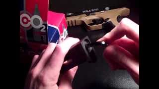 How to Install a CO2 Cartridge Into Your Gas Pistol [upl. by Eelnodnarb]