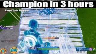 I Reached Champion Division in 5 Hours of Fortnite [upl. by Faucher]