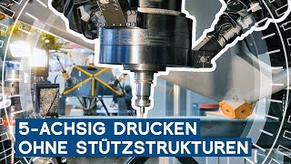 Additive Fertigung von Metrom 5achsig drucken ohne Stützstrukturen  Intec 2019  METAL WORKS TV [upl. by Bast117]