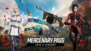 Mercenary Pass  Season 45 Love amp Legends [upl. by Ogeid]