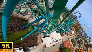 Raptor POV 5K Highest Quality BampM Inverted Coaster Cedar Point Sandusky OH [upl. by Odraboel25]