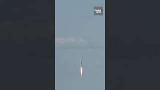 Rocket powered by candle wax launches into space for 1st time🕯️🚀 [upl. by Claudy]