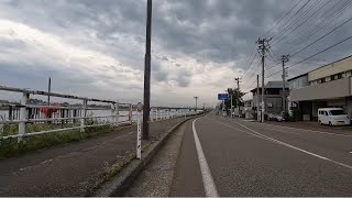 Cycling from ShinTakaoka St to Naoetsu St Toyama and Niigata Japan  27K 60fps  Day2 Part41 [upl. by Nahtahoj]