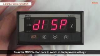 Autonics Tutorial  Digital Panel Meters MT4W Series [upl. by Hinze838]