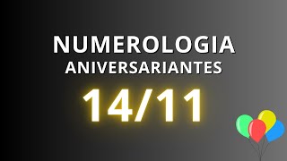 NUMEROLOGIA PARA ANIVERSARIANTES DO DIA 1411 [upl. by Attenweiler537]