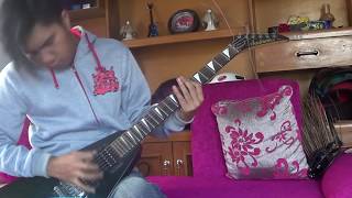 Power Metal  Duniaku Guitar Cover with solo [upl. by Aneeb147]