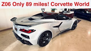 Z06 Only 89 Miles Corvette World [upl. by Aliek]