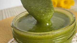 Receta fácil de salsa PESTO el pesto más rico y fácil [upl. by Giliane]