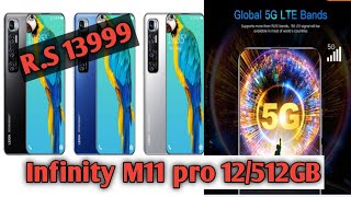 Infinity M11 pro Review 12512GB  leioa M11 pro review amazing Sell shahzaib tech [upl. by Baerman206]