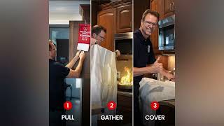 Prepared Hero Emergency Fire Blanket 4 Pack Fire Suppression Blanket for Kitchen [upl. by Collimore]