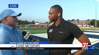 James Clemens High School coach speaks on BGFN Game of the Week [upl. by Relluf]