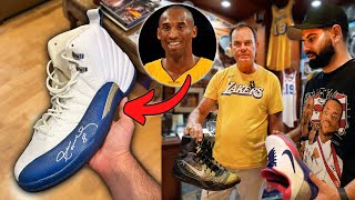 This 1000000 Lakers Sneaker Collection Is INSANE Game Worn Pairs from Kobe LeBron and More [upl. by Mcferren551]