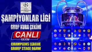 ŞAMPİYONLAR LİGİ KURA ÇEKİMİ  GALATASARAY RAKİPLERİ BELLİ OLDU  UCL GROUP STAGE DRAW 202324 [upl. by Schaper51]