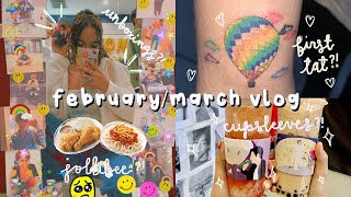 tats cupsleeves amp more oh my ´ ꒳   februarymarch vlog [upl. by Naihr]