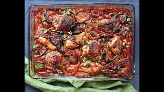 Kurdish tapsi stew with chicken  kurdisk kycklinggryta ”tapsi” [upl. by Sucy627]