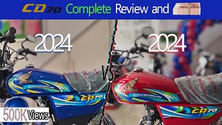 Honda CD70 2024 Model Launch compelete review amp price✨CD70 2024✨ [upl. by Asilehs]