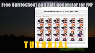 How to use the Spritesheet and XML generator for Friday Night Funkin [upl. by Wehtta222]