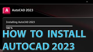 How to Install Autocad 2023 [upl. by Anglo]