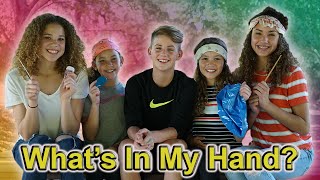 Whats In My Hand MattyBRaps amp Haschak Sisters [upl. by Mhoj959]