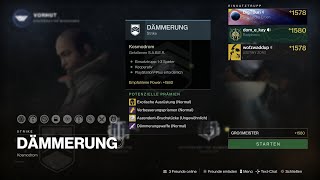 Destiny 2070 Gefallenen SABER  Dämmerung auf Großmeister 1580  351052022 🙃 HDPS5 [upl. by Sinnod]