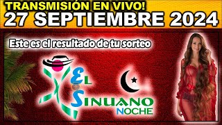 Resultado SINUANO NOCHE VIERNES 27 de septiembre de 2024 chance sinuanonoche [upl. by Ul]