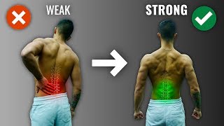 How To Get A Strong Lower Back The RIGHT Way 4 Must Do Exercises [upl. by Danila]