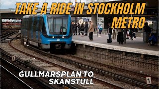 Take a ride in Stockholm Metro The only one in Sweden [upl. by Acisey]