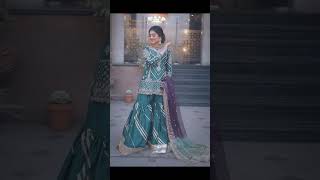 Latest sharara dress design fashion 2024shorts  YouTubeshorts❤️❤️❤️ [upl. by Nalor]