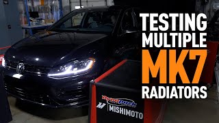 2015 Volkswagen MK7 Golf TSIGTIR Performance Radiator Testing [upl. by Strickland]