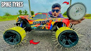 I Build RC Car With Destructible Spike Tyres Part 1  Chatpat toy TV [upl. by Eliseo273]