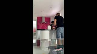 Installation of Modern Kitchen Splashbacks Timelapse Video by ®CreoGlass wwwcreoglasscouk [upl. by Ymmas]