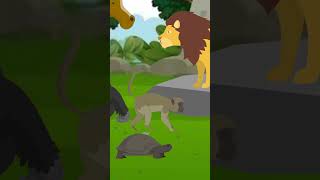 Sust Kachua  One Minute Story  Cartoon Animal cartoon [upl. by Eiaj]