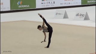 Eneko Lambea  Cto de España Rítmica Masculina Guadalajara 2018  Mazas [upl. by Lan]