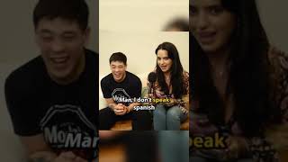 Brandon Moreno and Nina Drama sing Peso Pluma LOL shorts ufc mma [upl. by Annekam]