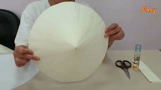 How to make a paper conical hat tutorial [upl. by Clarence32]