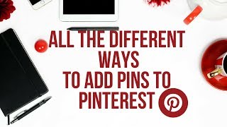 HOW TO ADD YOUR OWN PINS TO PINTEREST [upl. by Lraep]