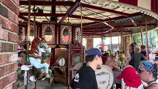 Stricker’s Grove Carousel Stinson Band Organ Part 1 [upl. by Jammin]