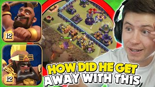 How Does Celinho SEND HOG RIDER SPAM In Random Spot but it CRUSHES Max Base Clash of Clans [upl. by Okubo]