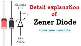 Zener Diode best explanation as a voltage regulator in hindi  Semiconductor  Class 12 [upl. by Kathe257]