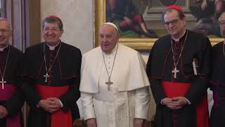 I Vescovi della Toscana in Visita ad Limina in Vaticano da Papa Francesco [upl. by Gschu]