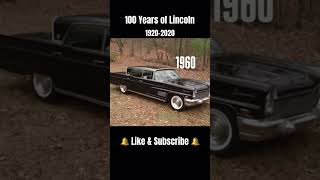 100 years of Lincoln  Classic Cars cars history tiktok reels viralvideo shortvideo shorts [upl. by Gnilyam]