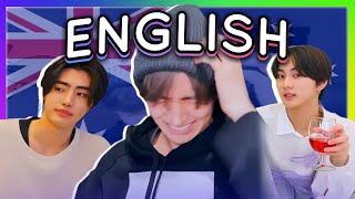 ENHYPEN being ENGLISH PROFESSIONALS [upl. by Aletsirc528]