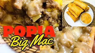 Resepi Popia Big Mac Viral  Big Mac Spring Rolls Recipe [upl. by Attwood299]